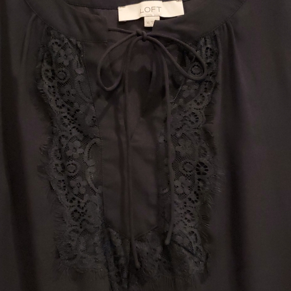 Black Ruffle Blouse - Picture 4 of 4